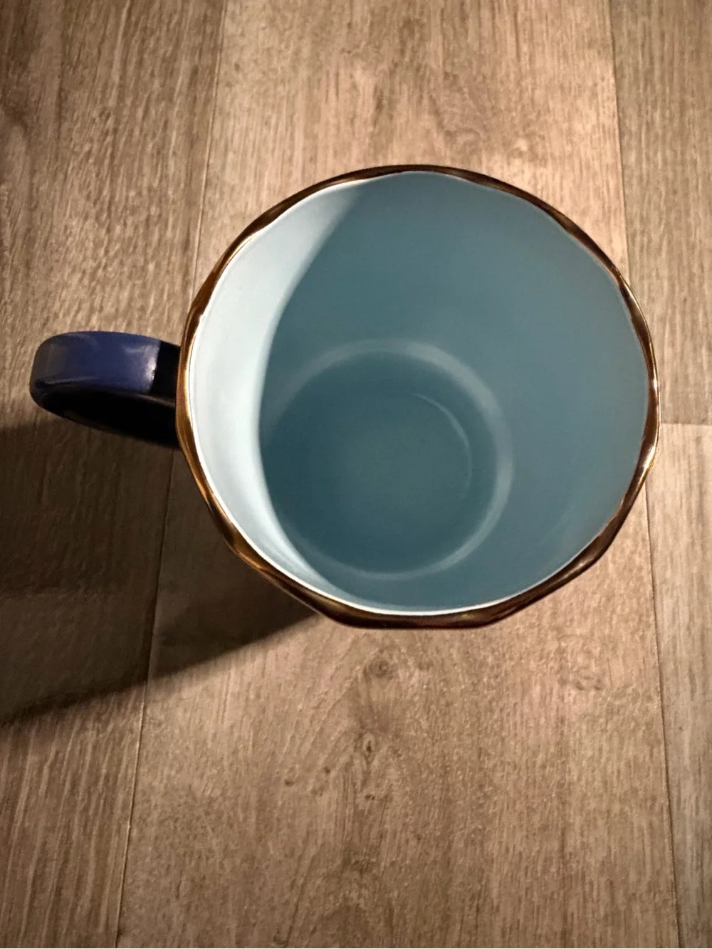 Lenox Marchesa Shades of Blue Decorative Bowl - Blue with Gold Accents